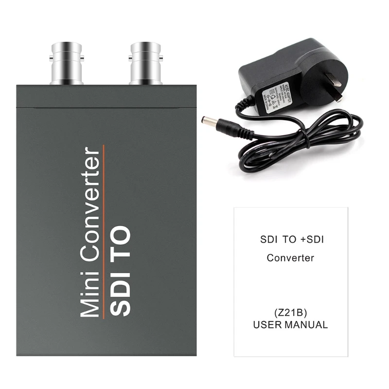 

Z21B Mini SDI преобразователь SDI в SDI + HDMI-Совместимый Мини-видеоконвертер 3G адаптер питания постоянного тока для камеры