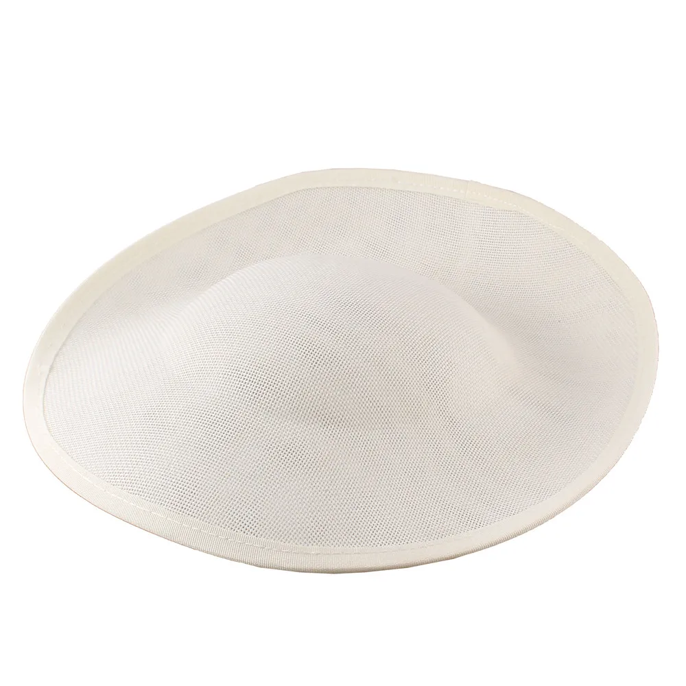 Big Millinery Imitation Sinamay Fascinators Base Party Hat Diy Hair Accessories Cocktail Headpieces