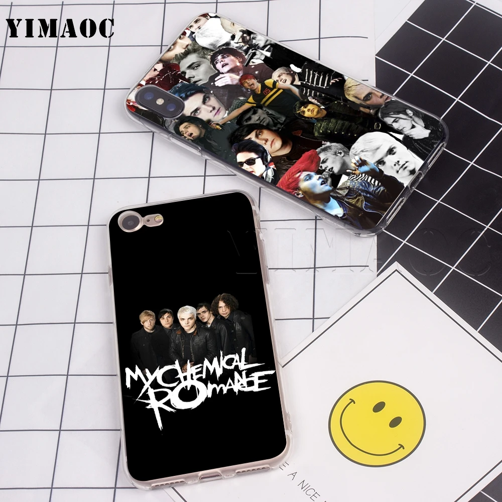 Мягкий силиконовый чехол YIMAOC My Chemical Romance MCR для iPhone 11 Pro XS Max XR X 8 7 6 6S Plus 5 5s se |