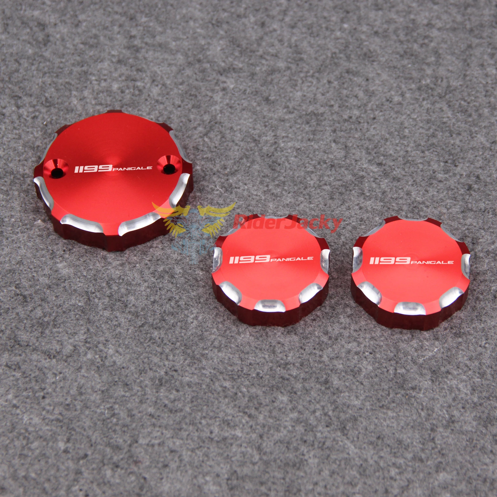 

For DUCATI 1199 Panigale 1199Panigale 2012-2014 2013 12 14 Motorcycle Front Brake Clutch & Rear Brake Fluid Reservoir Cover Cap