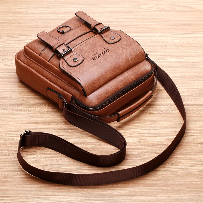 Новинка 2020 роскошные брендовые винтажные сумки мессенджеры мужская кожаная