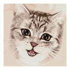 Набор для рисования по номерам на холсте с милым мультяшным котом