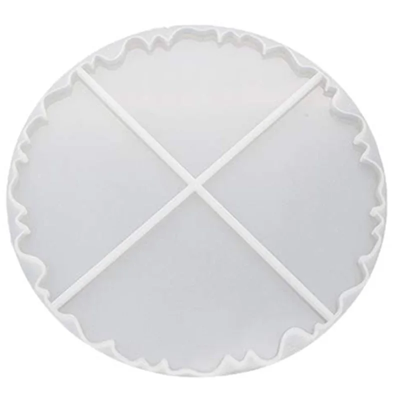 

Silicone Coaster Molds, 2PCS Irregular Shaped Slice Molds, Slice Molds for Making Cup Bowl Mats, Home Decoration