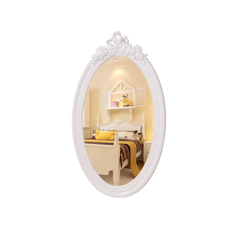 

European bathroom net red mirror wall hanging bedroom dressing table beauty salon bed mirror WF910936