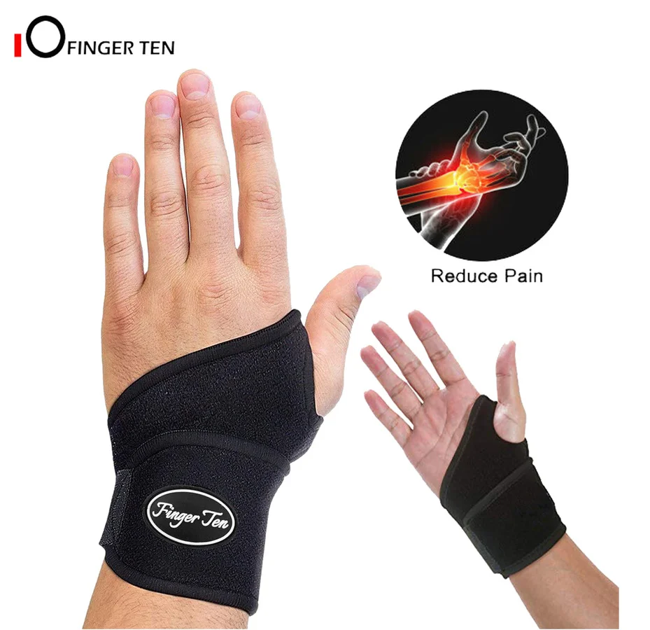 

New Adjustable Wrist Support Brace for Arthritis and Tendinitis Pain Relief Suitable for Both Right and Left Hands