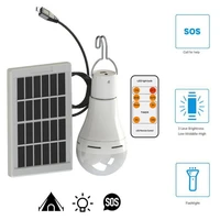 5 modes 20 cob led solar light bulb portable hang lamp usb rechargeable energy bulb lamp for outdoor camping solar tent lamp
