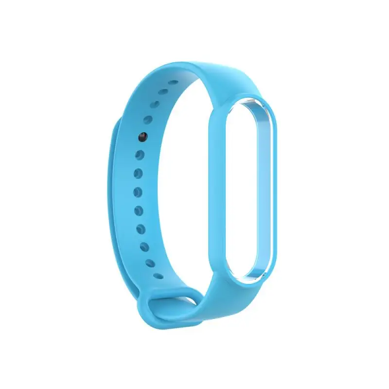 

For Mi Band 5 Multicolor Replacement Silicone Strap & 3pcs Mi Band 5 Protective Screen Flim For Xiaomi Smart Watch Strap TXTB1