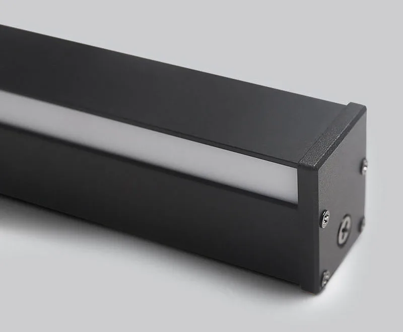 Скидка Минималистичный креативный длинный настенный светильник, современный светодиодный настенный светильник для гостиной, прикроватный алюми...