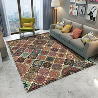 nonslip mandala style colorful floral pattern rug floor mat tapete infantil bathroom kitchen living room bedroom carpet decor