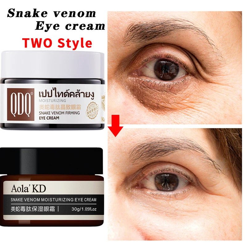 

Snake Venom Peptide Eye Anti Wrinkle Lifting Firming Anti-Aging Anti-Eye Bags Eyes Care Ageless Nourishing Whitening Eye Serum