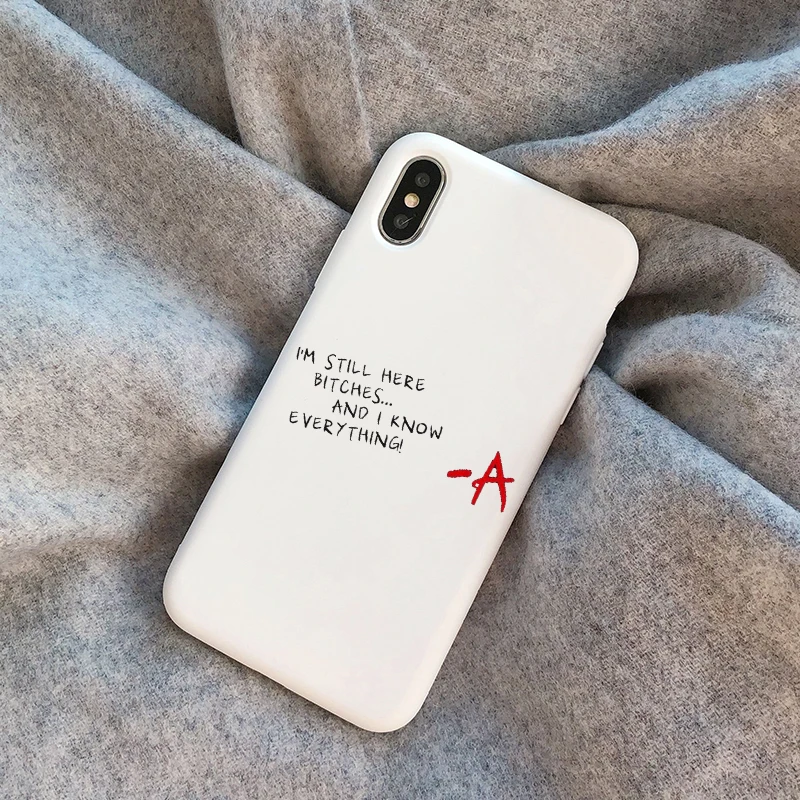 TPU PLL tv Show Pretty little liars TPU Мягкий силиконовый чехол для телефона iphone 11 11Pro 11Pro Max X XR XS Max 6s 7 8 Plus чехол - Цвет: TPU