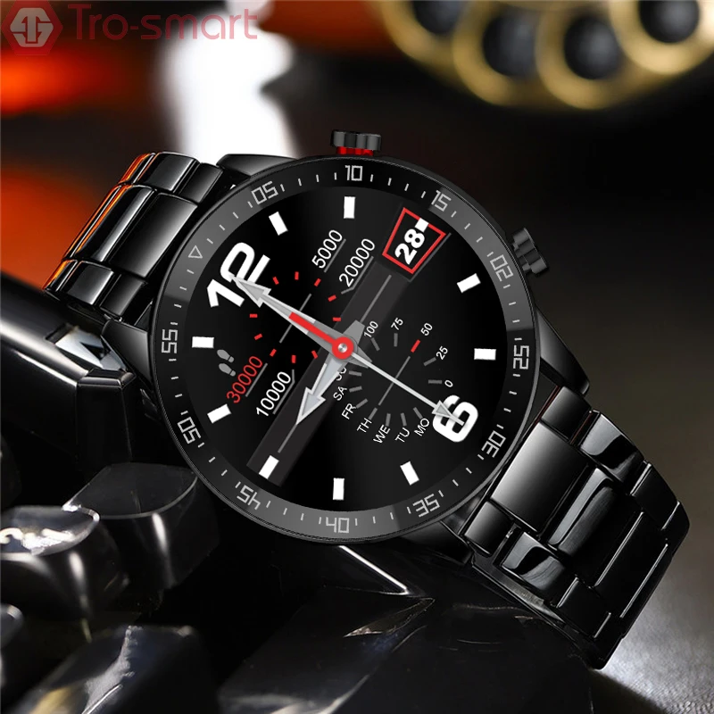 

Мужские Смарт-часы с функцией вызова, мужские Смарт-часы, электронные смарт-часы для Android, IOS, фитнес-трекер, смарт-часы марки Trosmart