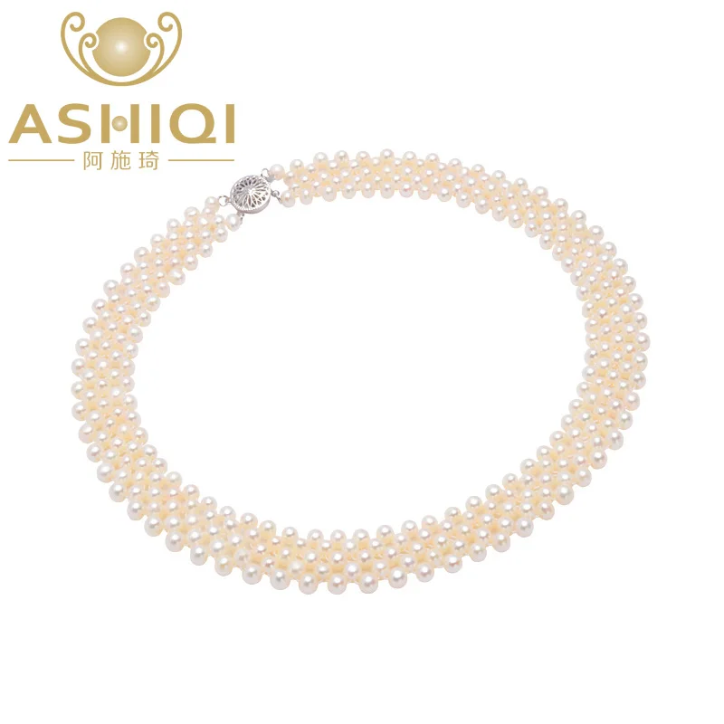 

Женское Ожерелье-чокер с натуральным пресноводным жемчугом