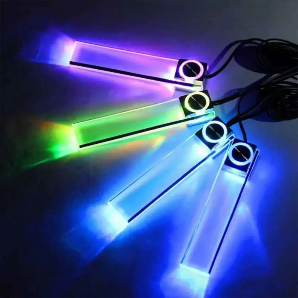 

Красочное освещение атмосферы в автомобилях, подсветка ножной подошвы, подсветка, внутреннее освещение светодиодов, свободная модификация...