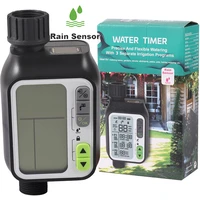 waterproof irrigation timer rain sensor smart irrigation controller system garden watering timer