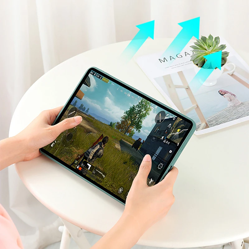 

Offical original Liquid Silicone Cases for iPad 2020 Air 4 Pro 11 Back Shell Cover for iPad Air 2 3 9.7 10.5 10.2 Pro 12.9 case