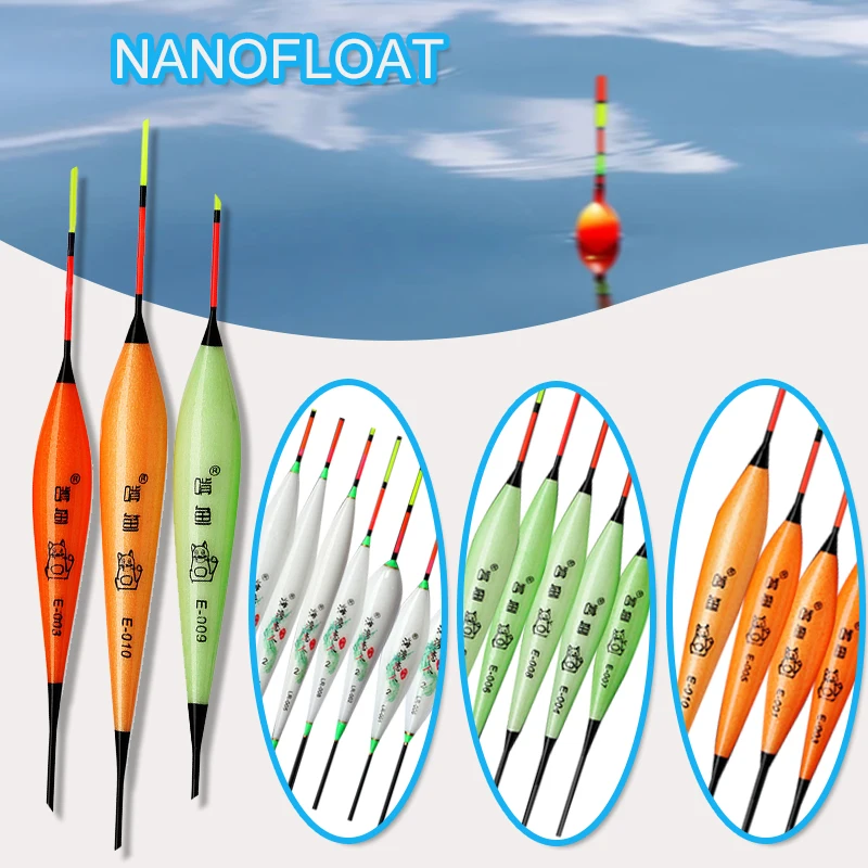 

Nano Fishing Float Good Sensitivity Float Ball Composite Plastic Rolling Big Visible Durable Fishing Tackle Accessories BHD2