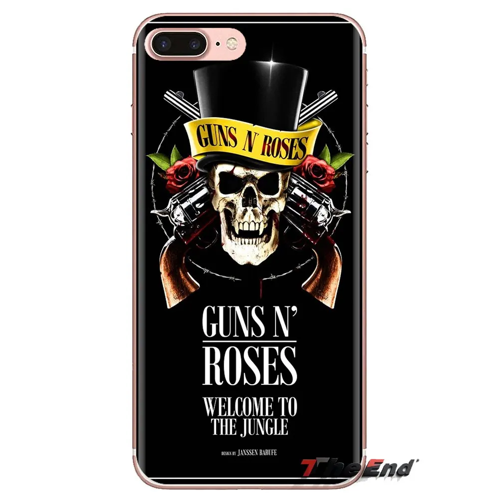 AXL guns n Roses мягкие прозрачные чехлы для Xiaomi Mi3 samsung A10 A30 A40 A50 A60 A70 Galaxy S2 Note 2 большое