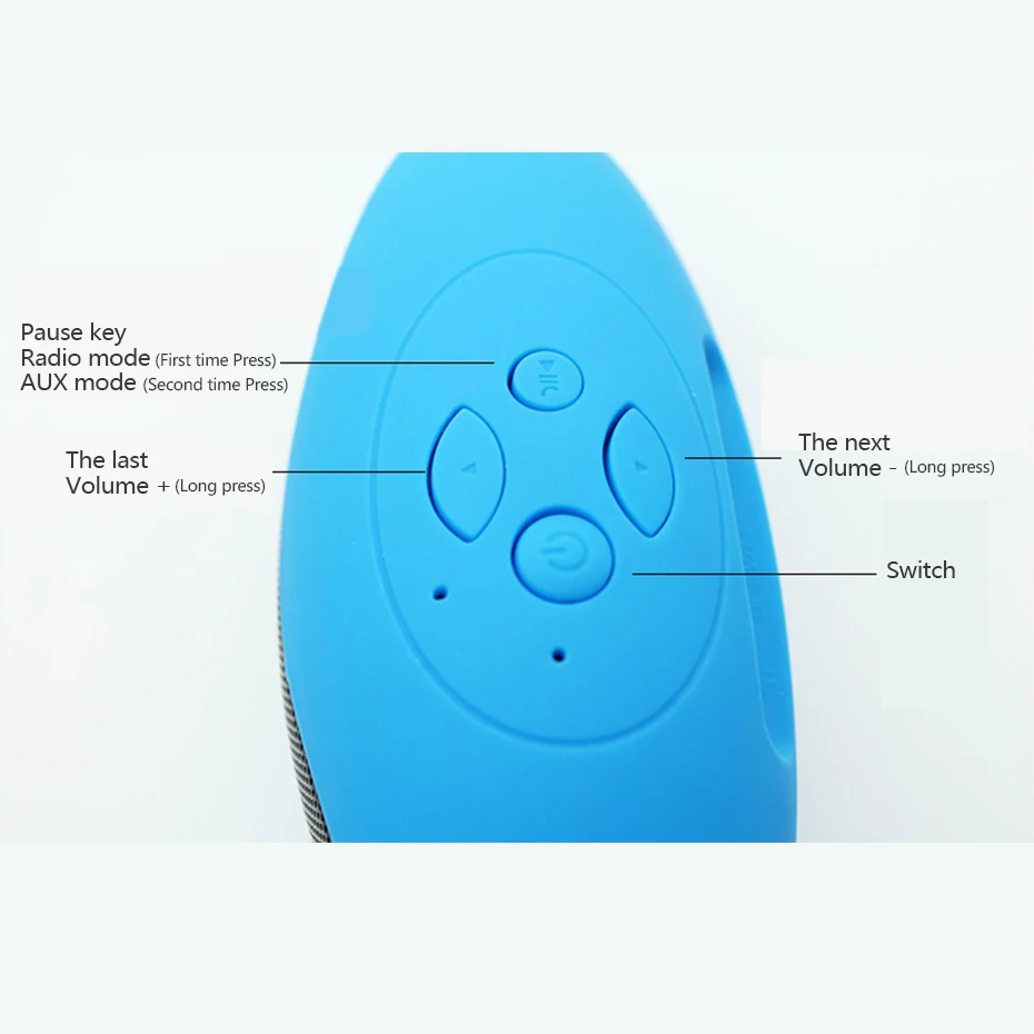 Беспроводная мини Bluetooth-колонка Портативная колонка стерео музыкальная микрофон
