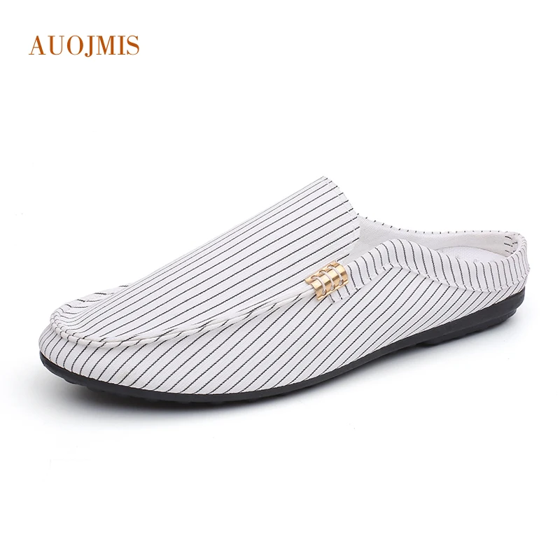 AUOJMIS 2019 summer slippers men's breathable beach unisex casual flat sandals shoes indoor and outdoor use | Обувь