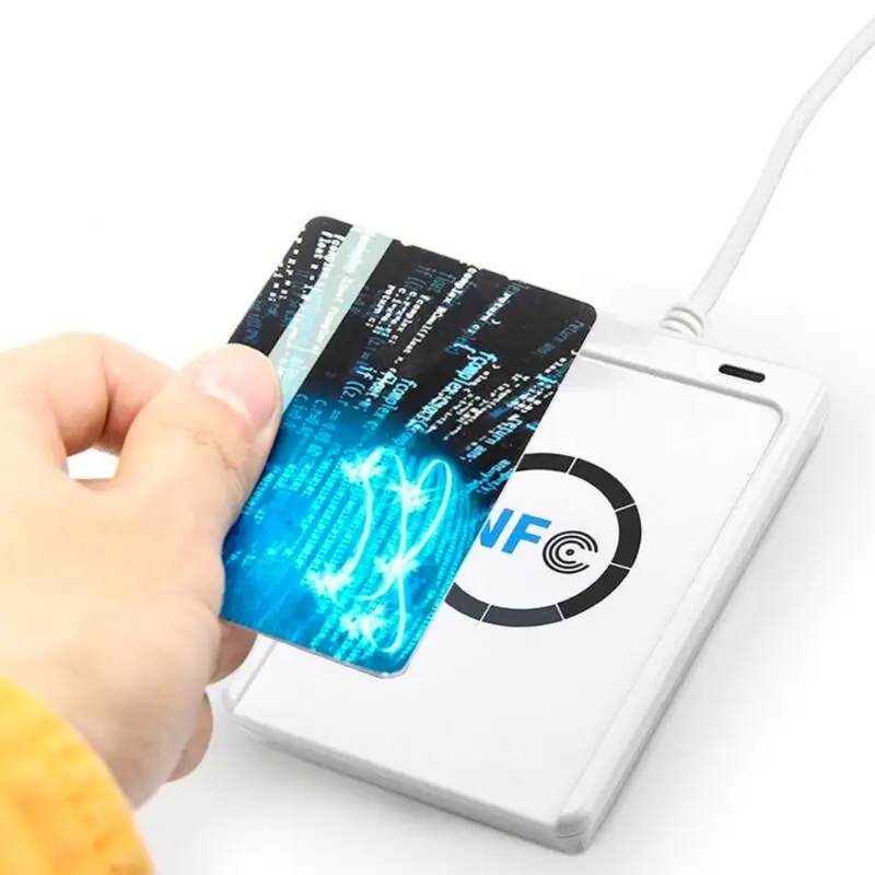 NFC считыватель USB ACR122U бесконтактная смарт-карта ic и писатель rfid Копир Дубликатор 5