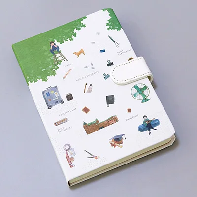 F Милый блокнот для путешественников, Kawaii ежедневник, ежедневник,, Filofax, еженедельный ежедневный блокнот для путешественников с цветными страницами, канцелярские принадлежности - Цвет: F
