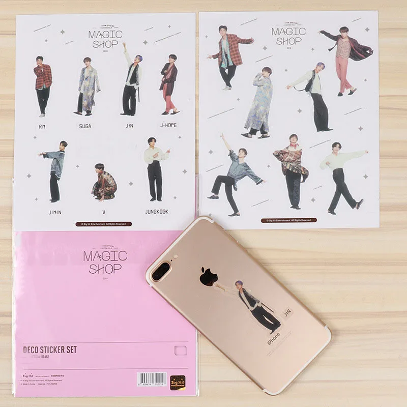 KPOP Bangtan Boys Magic Shop последняя наклейка карта душа Persona JUNG KOOK JIMIN JIN SUGA J-HOPE FH192
