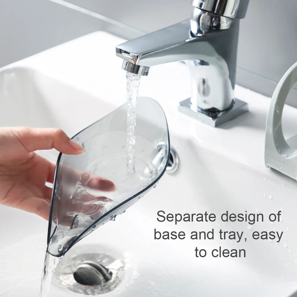 

Leaf Shape Soap Box Drain Soap Holder Box Bathroom Shower Soap Holder Dish Storage Plate Tray Bathroom Supplies Bathroom Gadgets