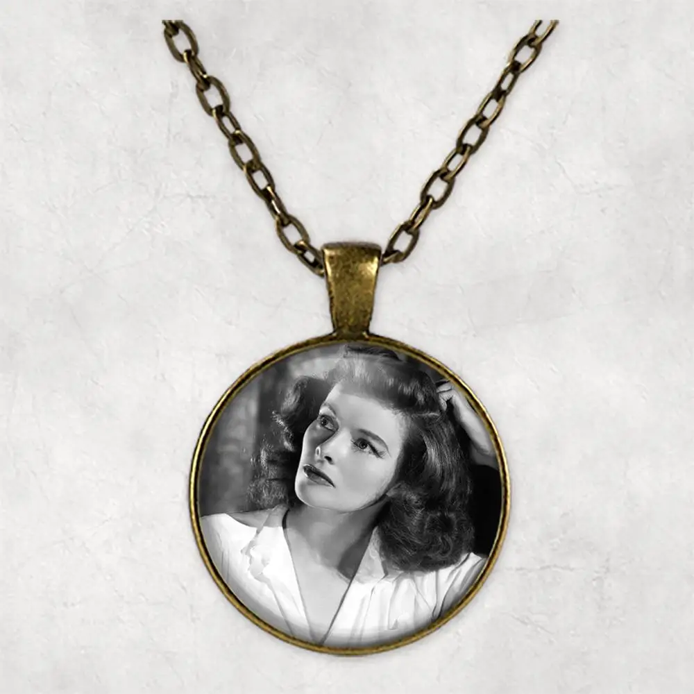 Katharine Хепберн персонализированные фото ожерелье ювелирные изделия с картинами s
