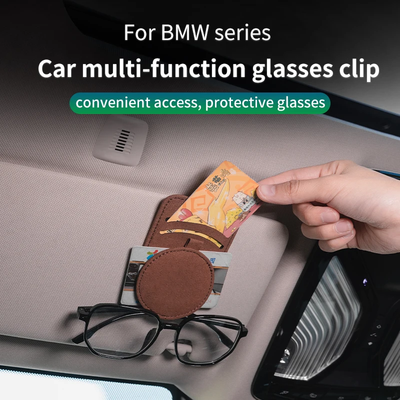 

Car glasses clip For BMW series f10 f11 g30 g31 g20 f30 f31 f34 X1 X3 X4 X5 X6 E60 E90 E91 92 E93 Sunglasses storage clip