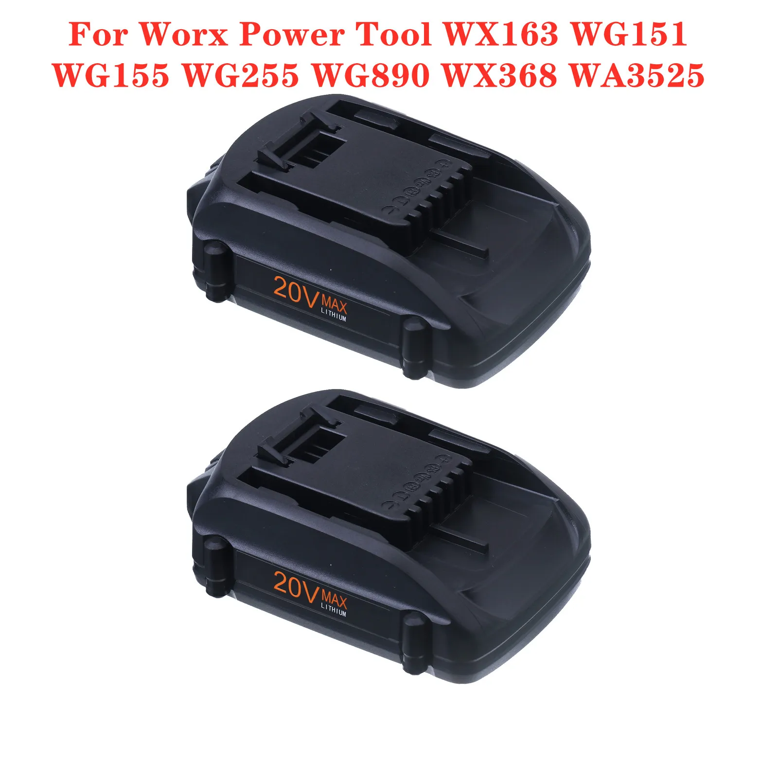 Литий-ионная аккумуляторная батарея WG151, 20 в, для электроинструмента Worx WX163 WG151 WG155 WG255 WG890 WX368 WA3525 20 в