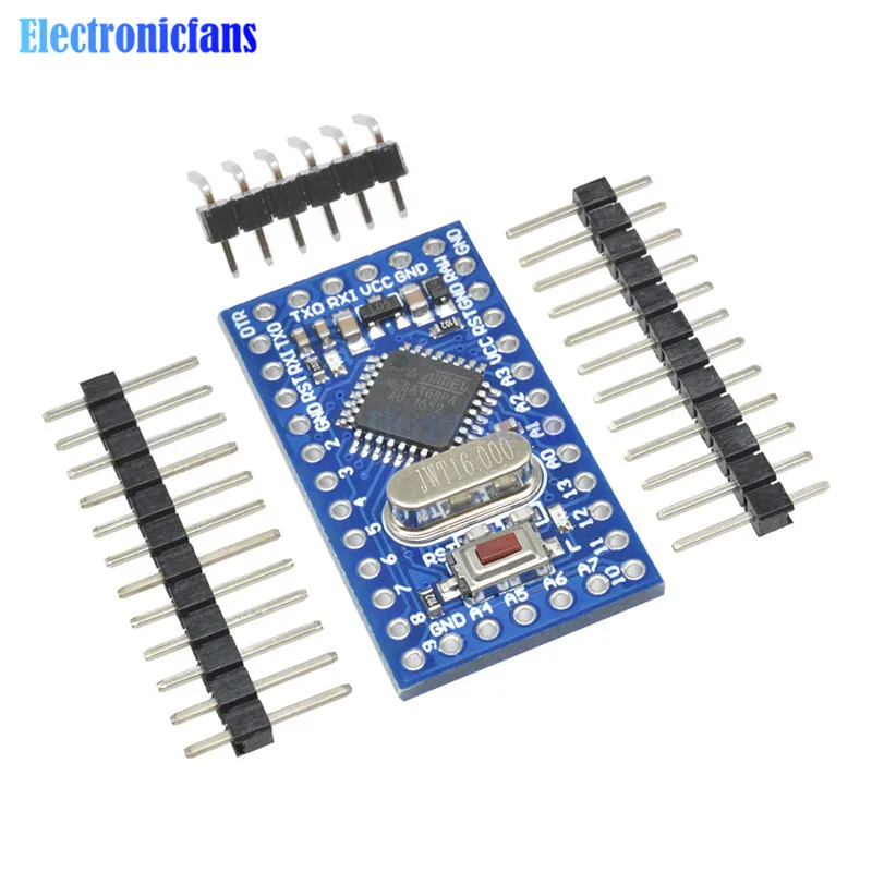 1 шт. Pro Mini Atmega168 мини ATMEGA168 Кристалл осциллятор плата модуль 16 м 5 В для Arduino Nano Заменить Atmega328 Лидер продаж
