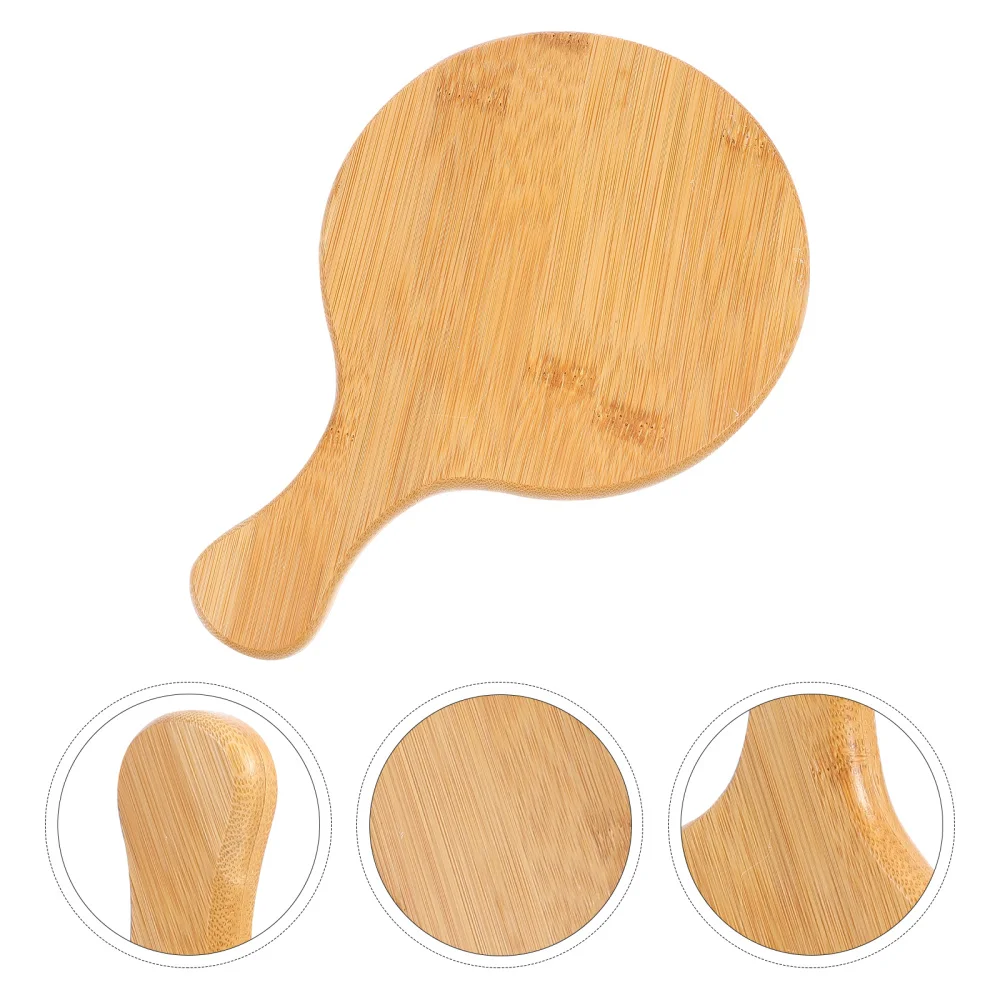 

1Pc Bamboo Bread Tray Snacks Dessert Storage Tray Household Smooth Food Tray