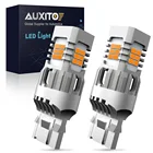 Светодиодсветодиодный лампы AUXITO T20 W21W WY21W для указателей поворота, 2 шт., без гипер-вспышки, 7440 7440NA