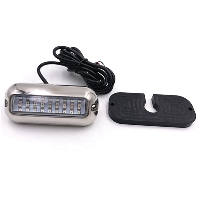 Подводный мини-фонарь 27 лампочек морской светодиодный фонарь из нержавеющей