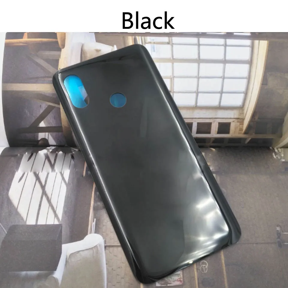 Black-No tool 3D стеклянная задняя крышка батарейного отсека для Xiao mi 8 mi 8 M8 задняя крышка батарейного отсека чехол на заднюю крышку корпус замена корпуса - Цвет: Black-No tool