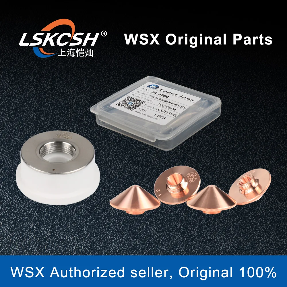 LSKCSH Original Protection Lens Protective Windows Laser Nozzles Holder Ceramic Ring Parts WTC-01A For WSX Fiber Cutting Head |