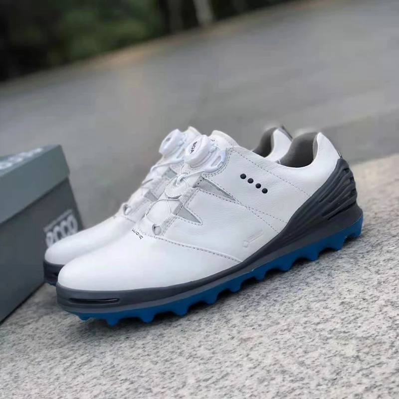 

Original Men Spikeless Golf Shoes Luxury Brand Mens Golf Shoes Anti-Slip Male Athletic Shoes Comfortable Leather Golf Sneakers