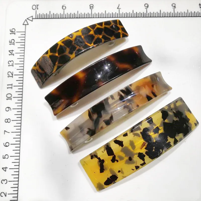 2020 французские толстые заколки для волос модные ручной работы из ацетата Стразы