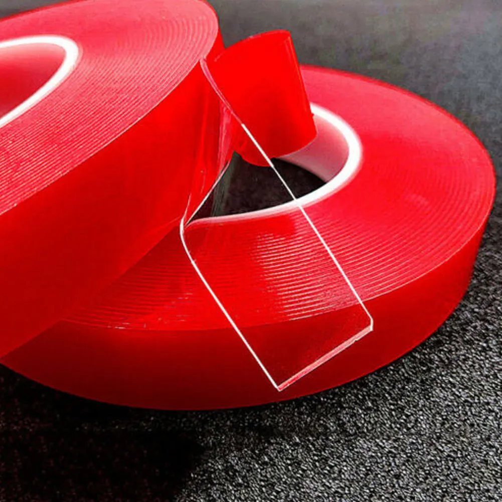 Двухсторонняя клейкая лента 3 м не оставляющая следов водонепроницаемая сильная