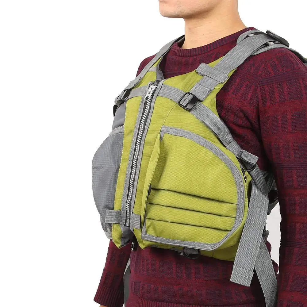 

40-90kg Adult Life Jacket Rafting Diving Swimming Fishing Life Vest Multi-pocket Waterproof Outdoor Safety Survival Clothing