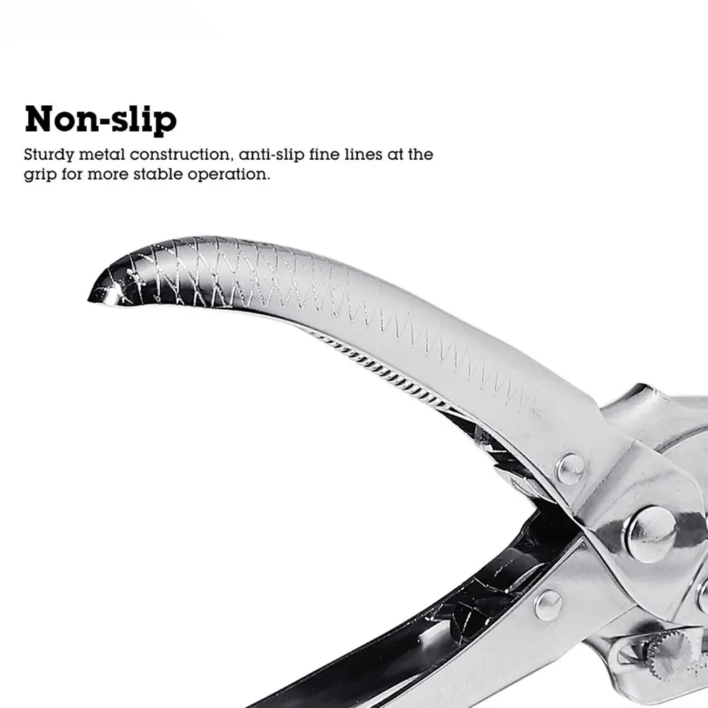 

Multi-function Hole Punching Pliers With Foam Shell Pack Eyelet Pliers Belt Metal Retainer Punch Tool