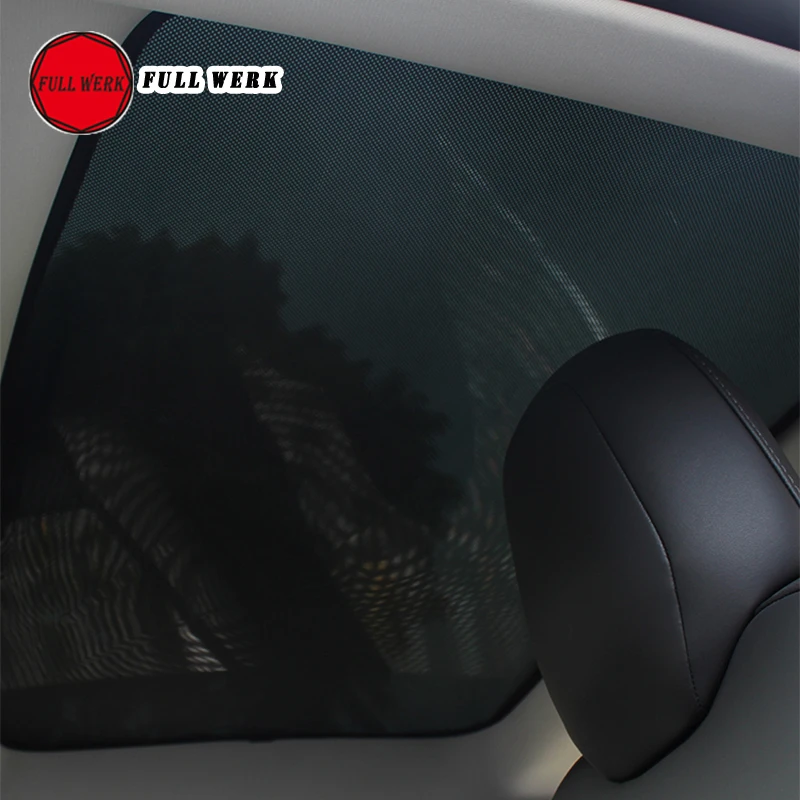 

2 шт./компл. Передняя и задняя Автомобильная сетка, солнцезащитный козырек для Tesla Model 3 Skylight, козырек экрана, теплоизоляция, крыша, щит, внешни...