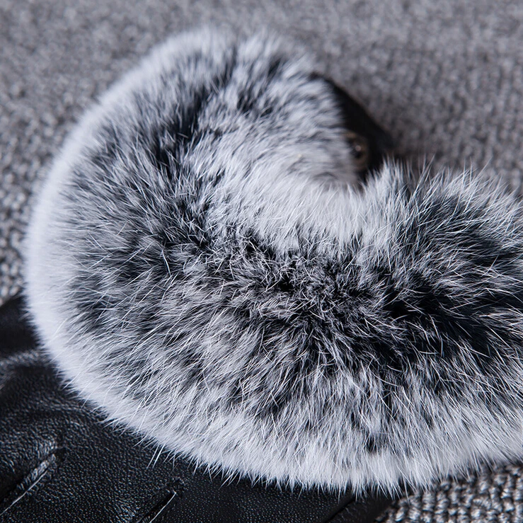 12 цветов Осень Зима Черные перчатки с сенсорным экраном Короткие наручные