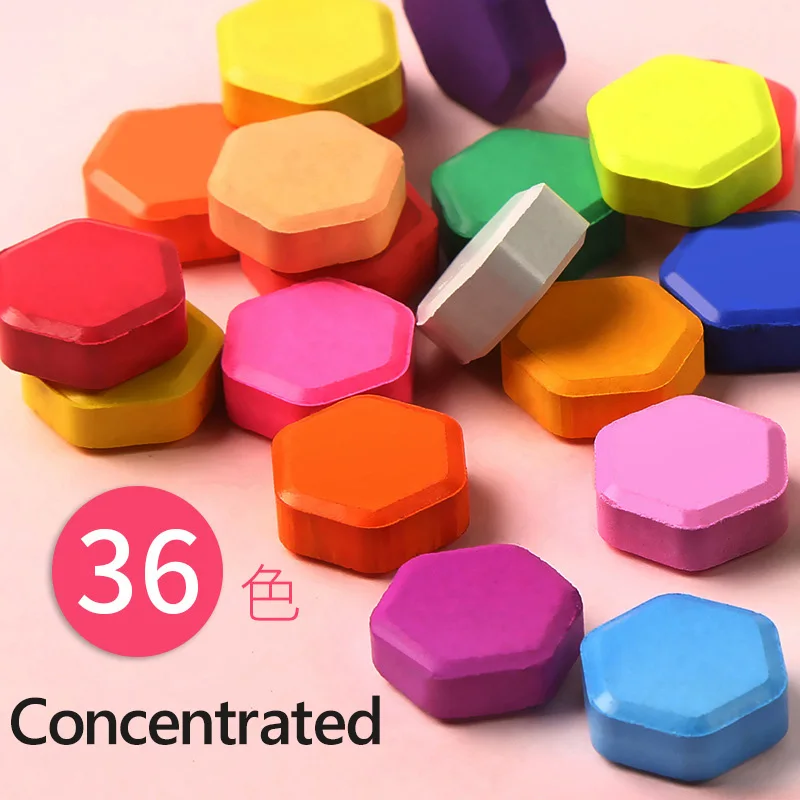 36 Цвета профессиональной блеск акварельные краски в наборе акварель пигмент