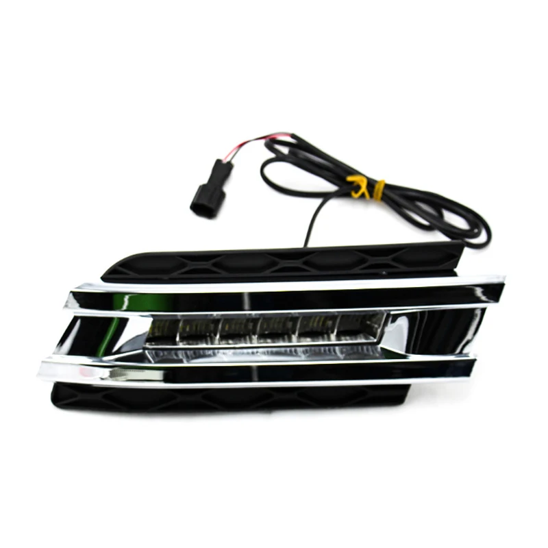 2*6 светодиодов 12 В Автомобильные дневные ходовые огсветильник сигнасветильник