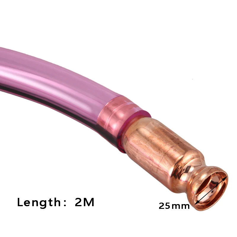 

25 мм x 2 м ПВХ топливный шланг сифона Медь Jiggler Jiggle сифонный насос Водопровод