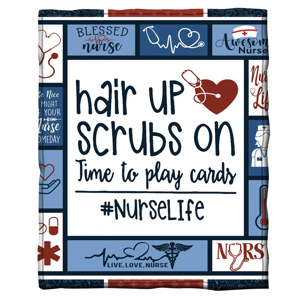 ONGLYP фланель Одеяло медсестра жизнь подарок для кормления ребенка мягкий плюш