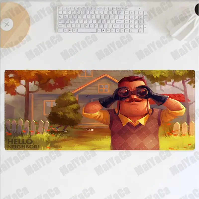 

MaiYaCa New Arrivals hello neighbor Laptop Computer Mousepad Rubber PC Computer Gaming mousepad