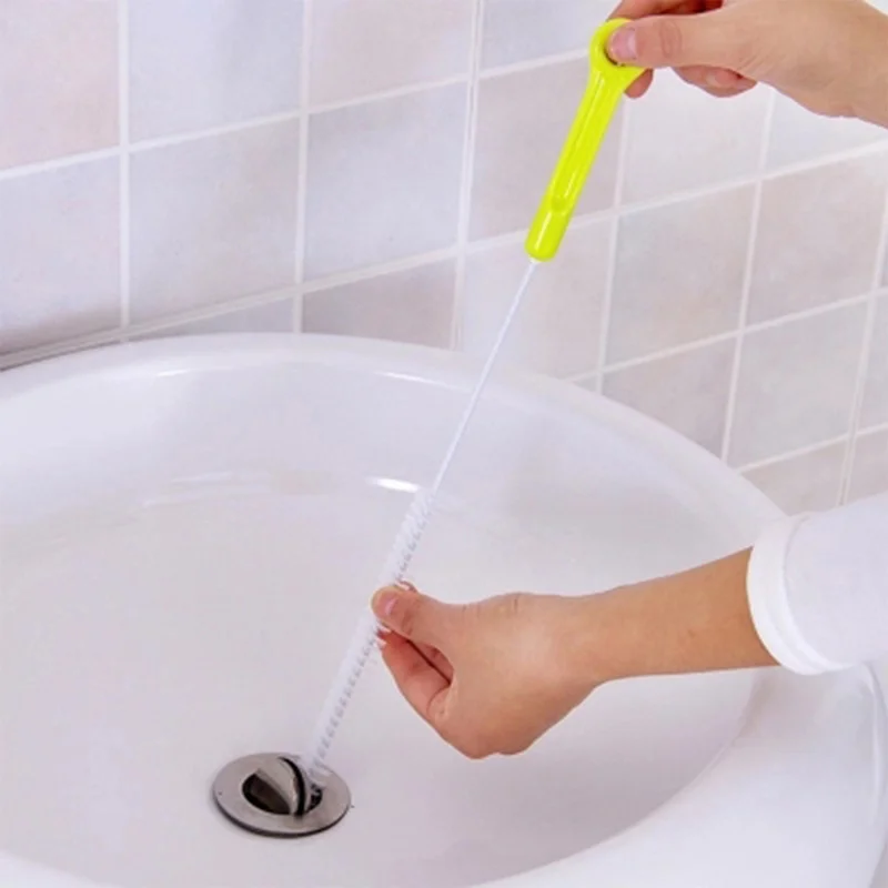 

Sewer Hair Catcher Cleaning Stick Brush Home Bendable Sink Tub Toilet Dredge Pipe Drain Cleaner Bathroom Kitchen Accessories